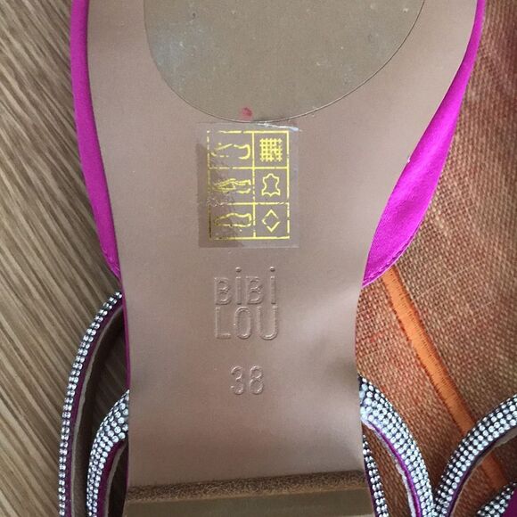 Bibi Lou x Anthropologie Pink Flats with Bow size 8 - Picture 13 of 16